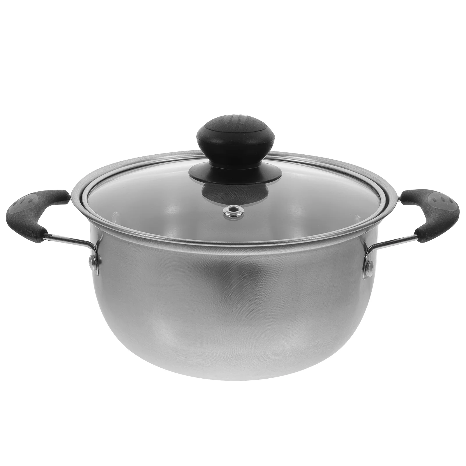 

Butter Warmer Cooking Pot Soup Stockpot Lid Nonstick Frying Pan Set Stainless Steel Stew Saucepan