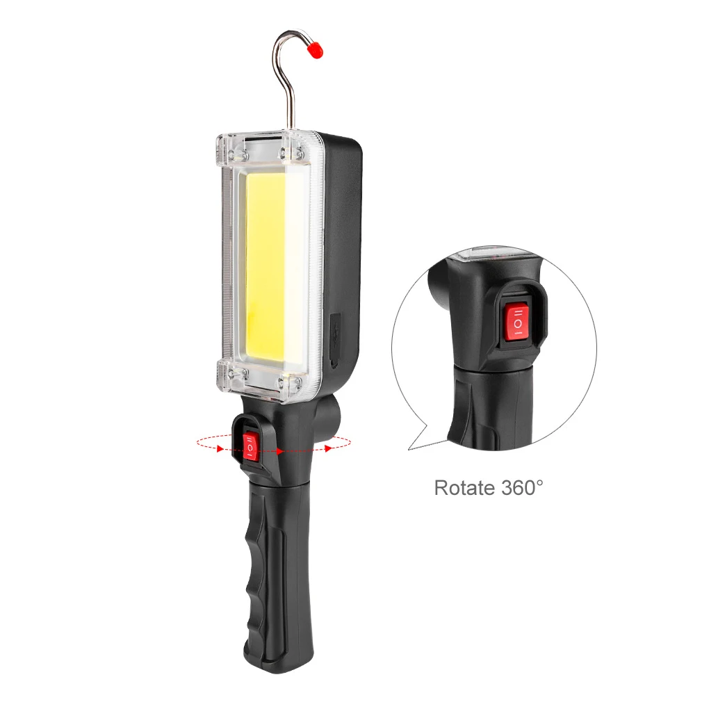 

Work Light COB Reusable Battery Powered Working Lamp Lighting Tool Camping Travelling Night Fishing Garage Flashlight