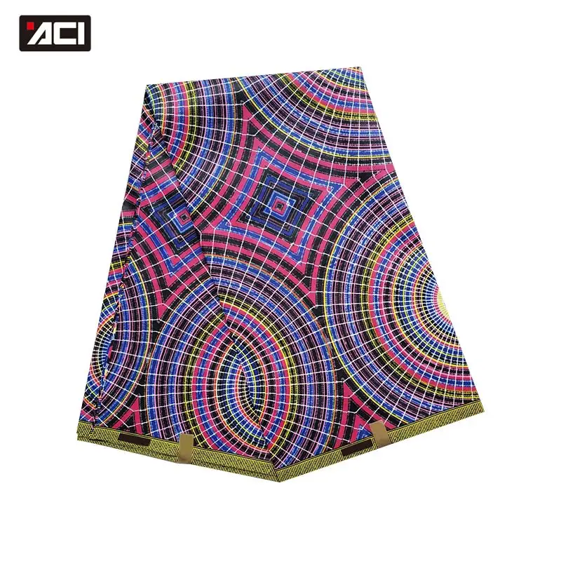 

Африканская восковая ткань ACI, новый дизайн, высокое качество, настоящий восковой ткань, ткань, Африканский нигерийский восковой батик