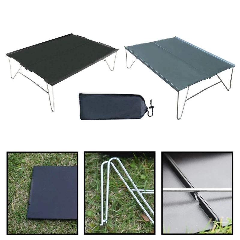 

Lightweight Aluminum Waterproof Travel Table Fold Up Table Camping Side Table