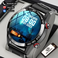 2022 New Bluetooth Call AMOLED Smart Watch Men Music Player Waterproof Sports Fitness Tracker Stainless Steel Strap Smartwatch