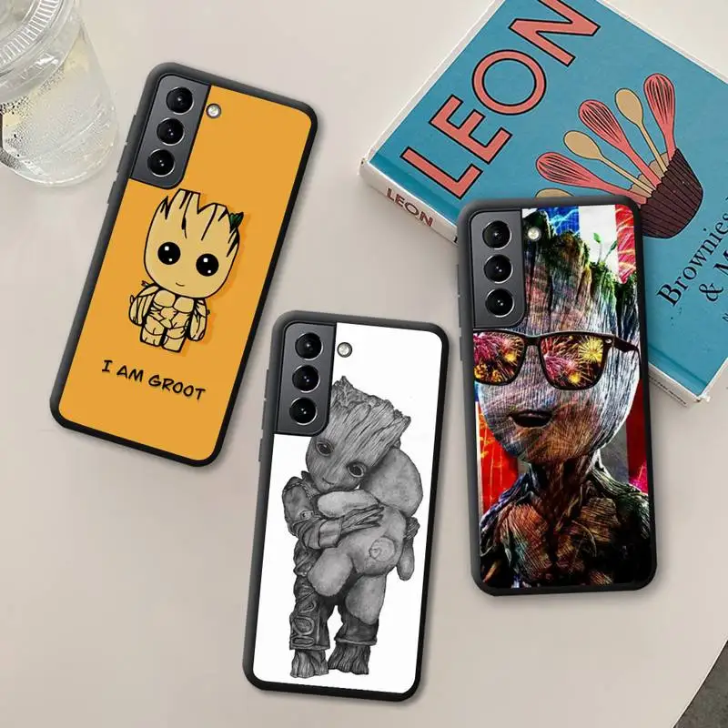 

Groot Marvel Avengers Phone Case Silicone Soft for Samsung Galaxy S21 Ultra S20 FE M11 S8 S9 Plus S10 5G lite 2020