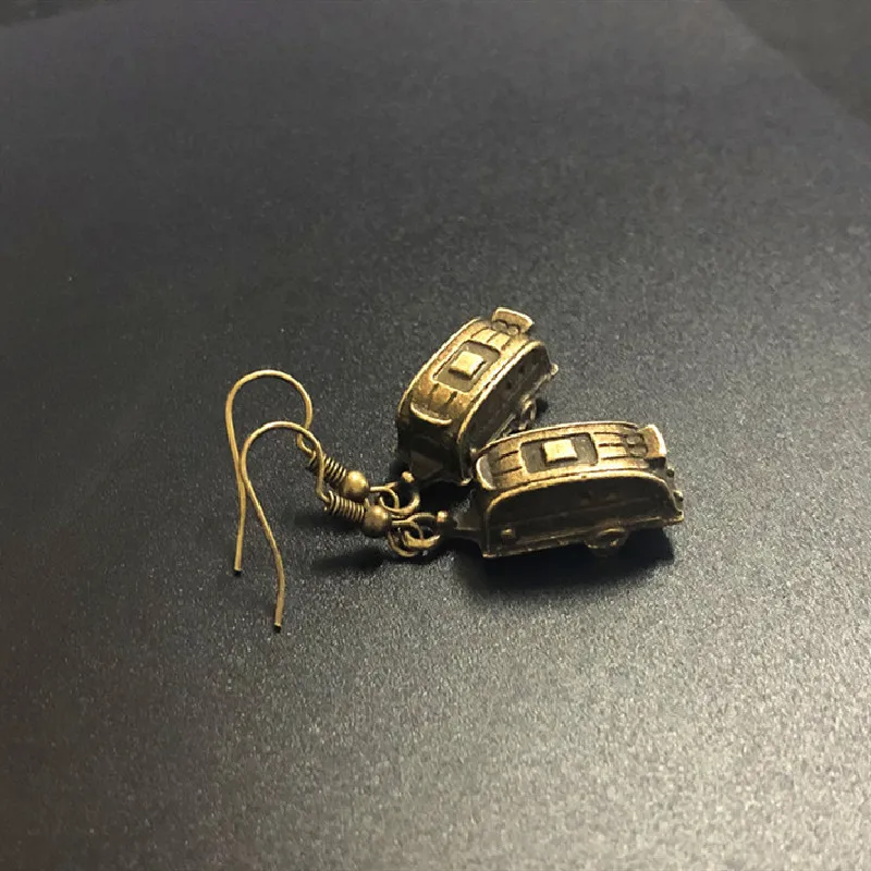 Модные женские ювелирные изделия Anqutie золотые автомобильные висячие серьги