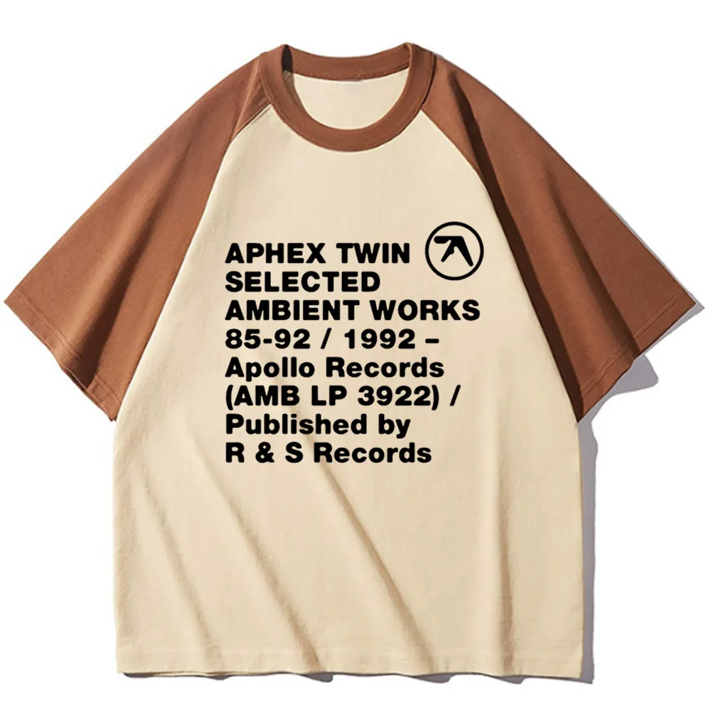 Фото Футболка Aphex Twin, женская футболка с рисунком аниме, поп-культура, панк, женские футболки в стиле гранж, университетская цифровая уличная одежда Y2k №3