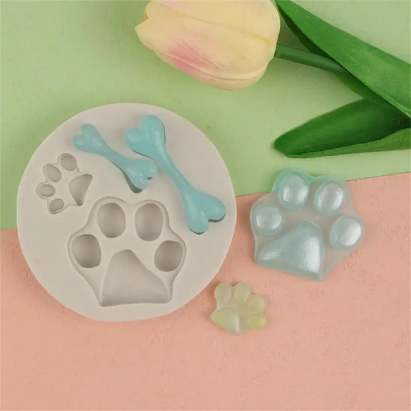 1 ~ 10 шт. формы для выпечки костяная собачья лапа силиконовая форма инструменты