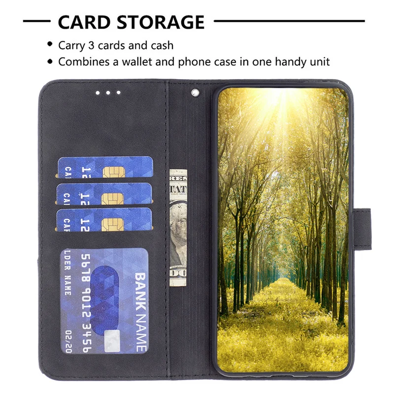 Flip Leather Wallet Cover For Samsung Galaxy A36 A16 A54 A546V A34 A14 A24 A06 M14 M34 5G Geometric Phone Bag Protect Case Funda