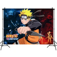 naruto background cloth children cartoon wall hanging home mural birthday party room decoration wall hanging cloth new year gift