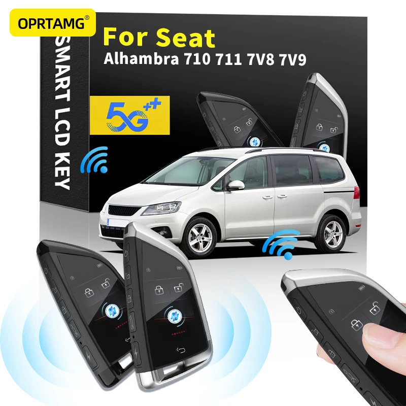 

Remote Key LCD Display Screen for keyless-go smart key vehicle For Seat Alhambra 710 711 7V8 7V9 2000-2018 2019 2020 2021 2022