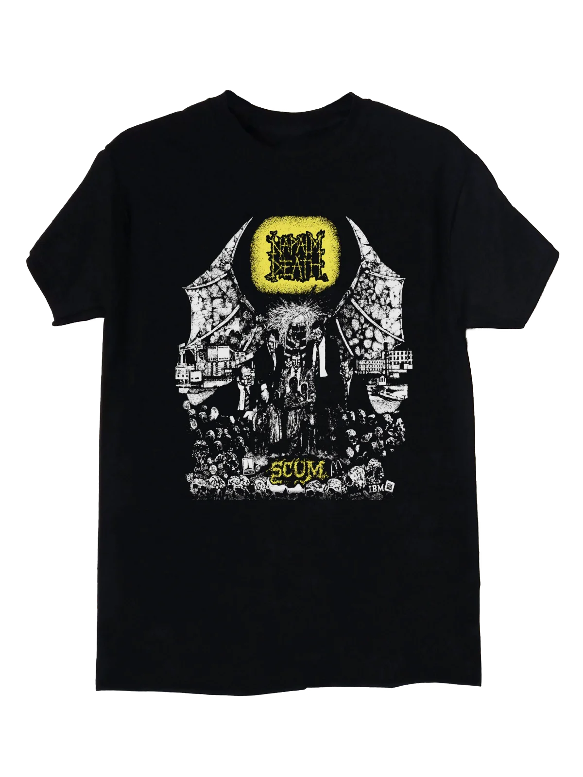 Новая Черная футболка Napalm Death Scum