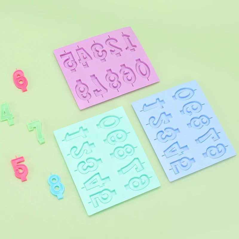 Номер Силиконовые Формы Помадка Торт Украшение Инструменты Шоколад Плесень