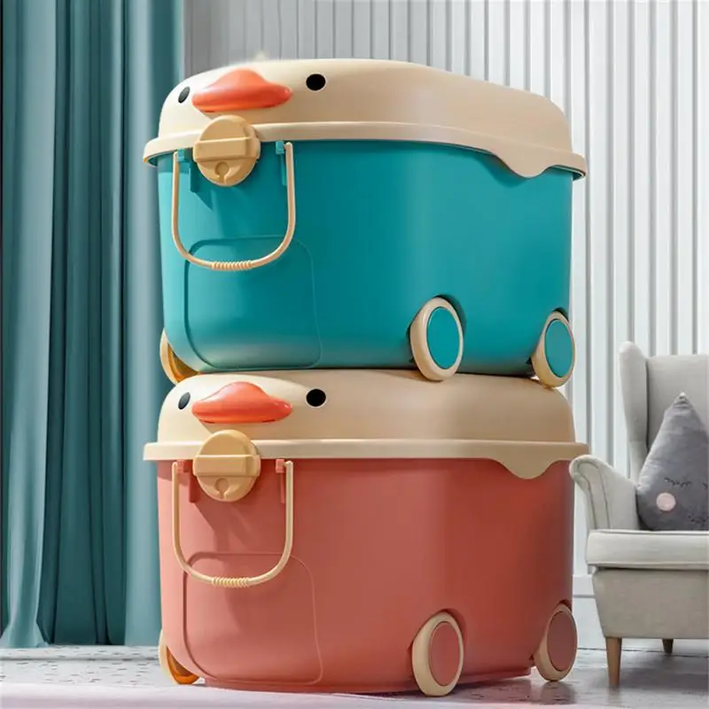 

Коробки-органайзеры разноцветные для детской одежды, закусок, пыленепроницаемый детский контейнер для хранения игрушек, пластиковый ящик для хранения одежды, Органайзер