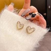 creative jewelry love earrings for women lady classic trendy simple earrings shiny beautiful classic girl birthday beloved gift