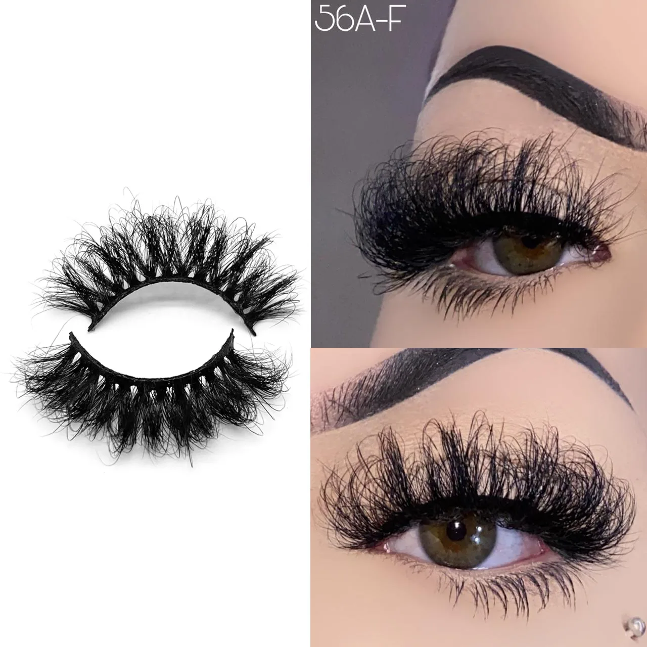 

25mm 3D mink eyelashes Russian strip Volume wholesale Soft Wispy lashes extension fluffy Long Thick False eyelashes new arrived