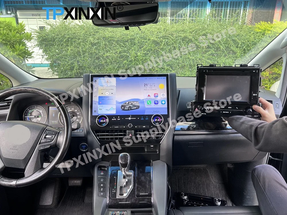 Фото Автомагнитола для Toyota Alphard 30/50 серии (2015-2020) — обновление до мультимедийной системы Android 40 серии с GPS-навигацией и аудиоэкраном №3