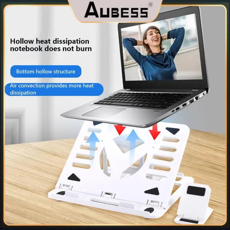 

Portable Nottable Laptop Stand Front Anti Slip Baffle And Thickened Anti Slip Pad Tablet Stand Widely Applicable Laptop Base