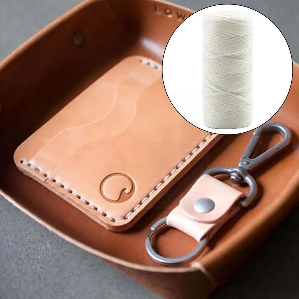

260m Multi Color Wax Thread Fiber Single Filament Wax Diy Hand Sewing Tool Made Leather Filament Polyester 150d Q7w0