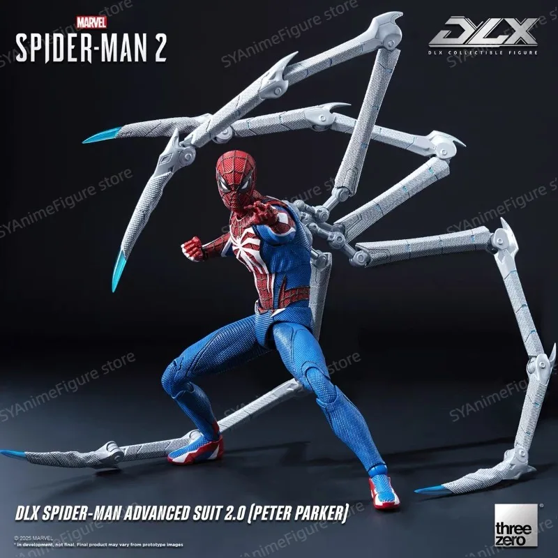 Фото Предзаказ: Фигурка Threezero 3A DLX 1/12 Marvel Spider-Man Advanced Suit 2.0, коллекционная игрушка, подарок №4