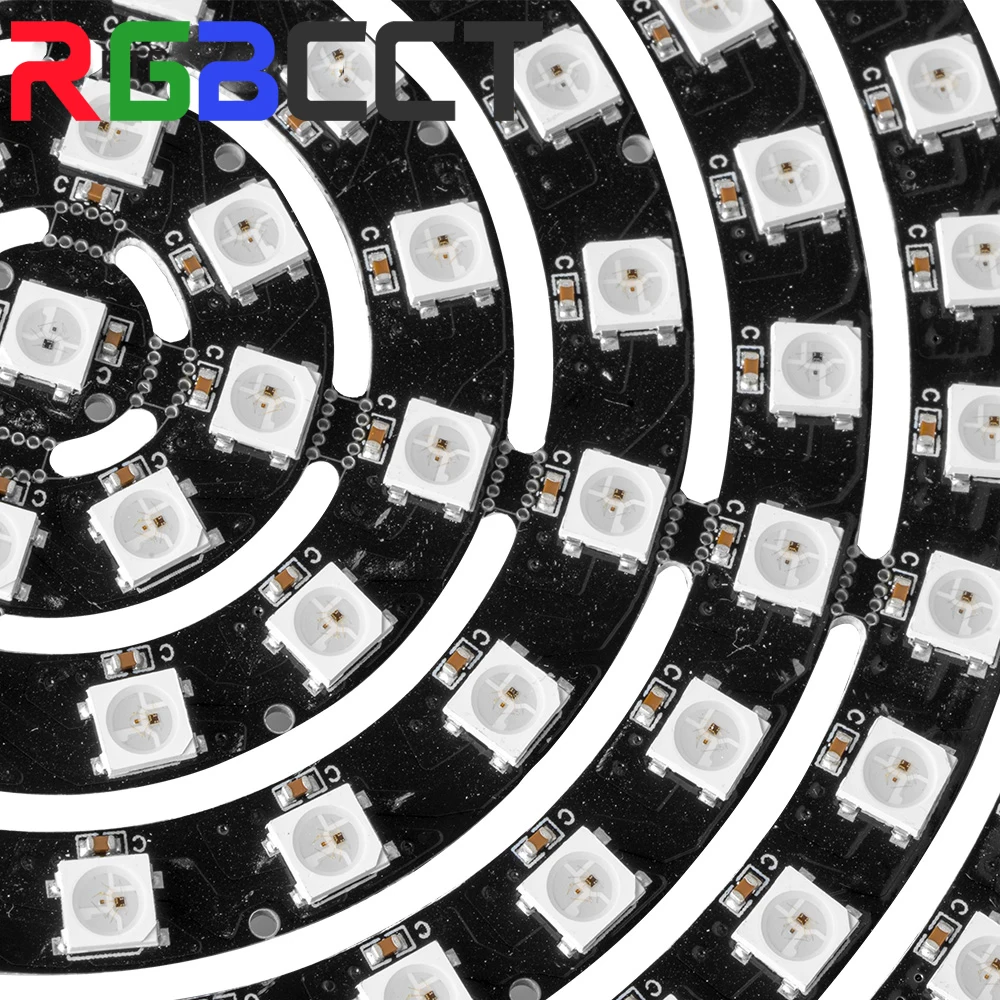WS2812B модули «сделай сам» RGB фотокольцо 241 пикселей модули SK6812 5050 встроенный RGB Модифицируемый фотокольцо кольцо Arduino DC5V