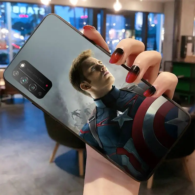 Captain America Chris Evans Phone Case for Huawei Honor 30 20 10 9 8 8x 8c v30 Lite view 7A pro images - 6