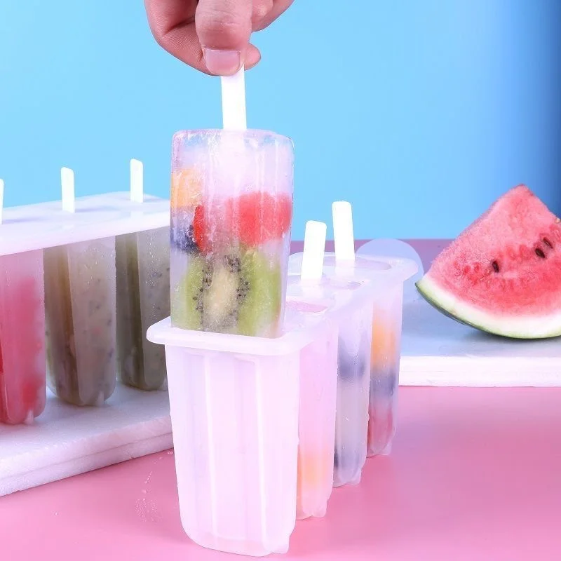 

Plastic Ice Cream Mold Reusable Chocolate Dessert Various Popsicle DIY Homemade Cute Ice Pop Maker Magnumr Fruit Juice Freezer