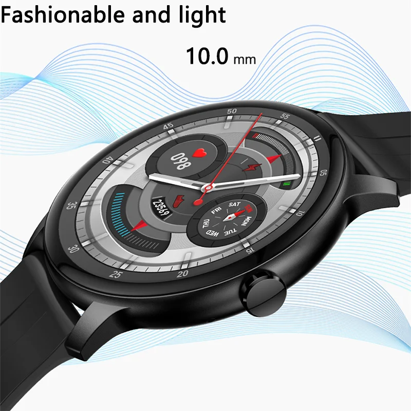 Новинка 2022 женские умные часы с сенсорным экраном фитнес-трекер артериального