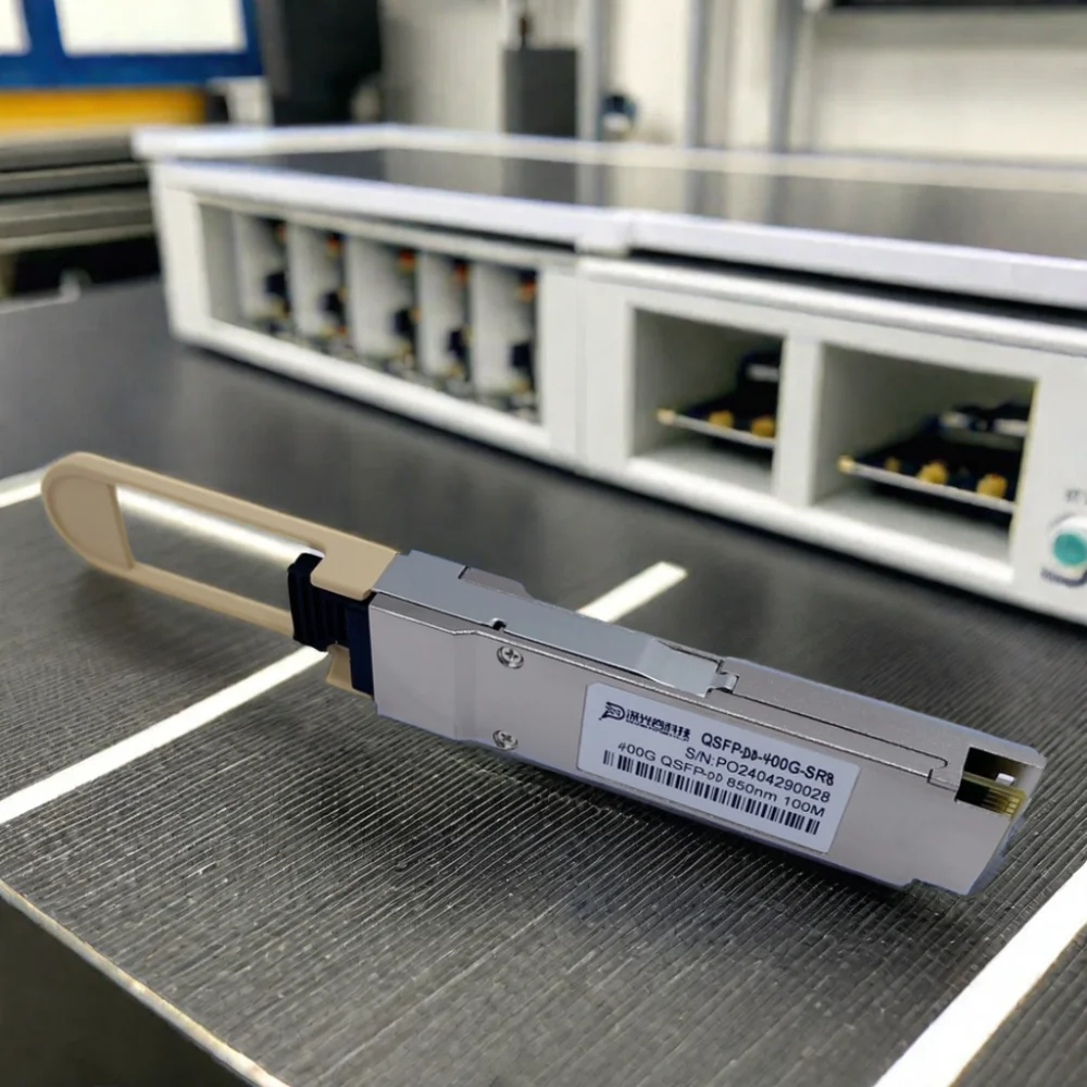 Производитель 400G Φ оптические модули 100 нм MMF SR8 70M OM3 M OM4 DDM волоконно-оптический