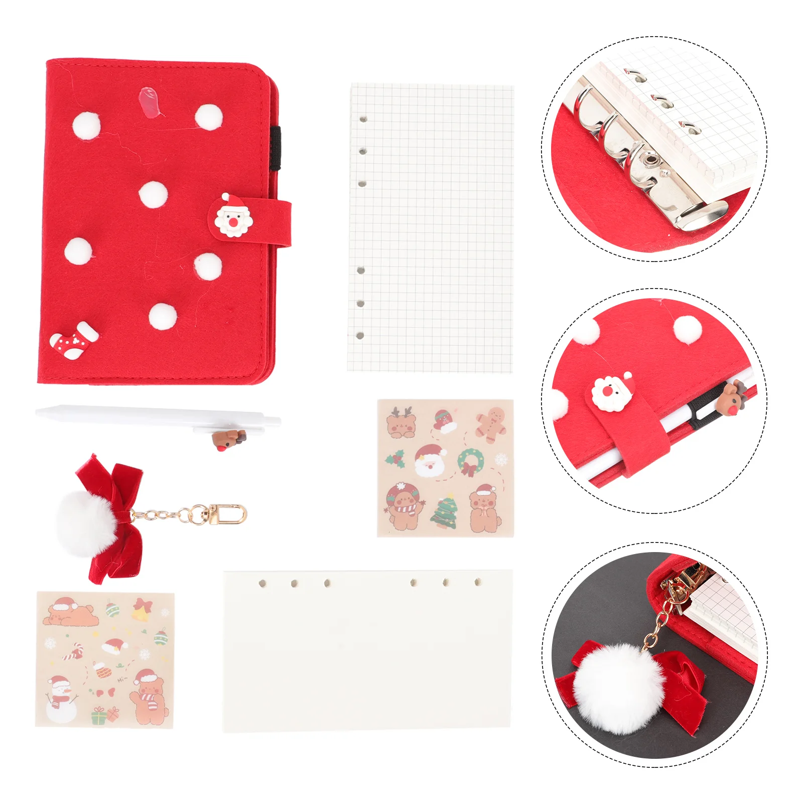 

Notebook Christmas Journal Notepad Diary Books Book Writing Gift Note Pocket Holiday Cartoongirls Hand Account Girl Students