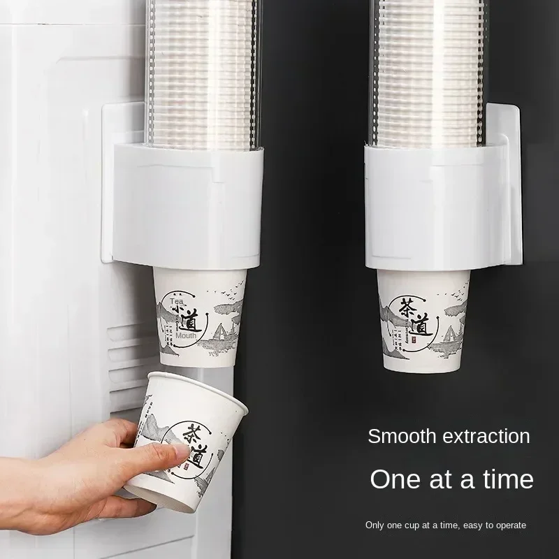 Новый пластиковый одноразовый диспенсер для бумажных стаканчиков настенный