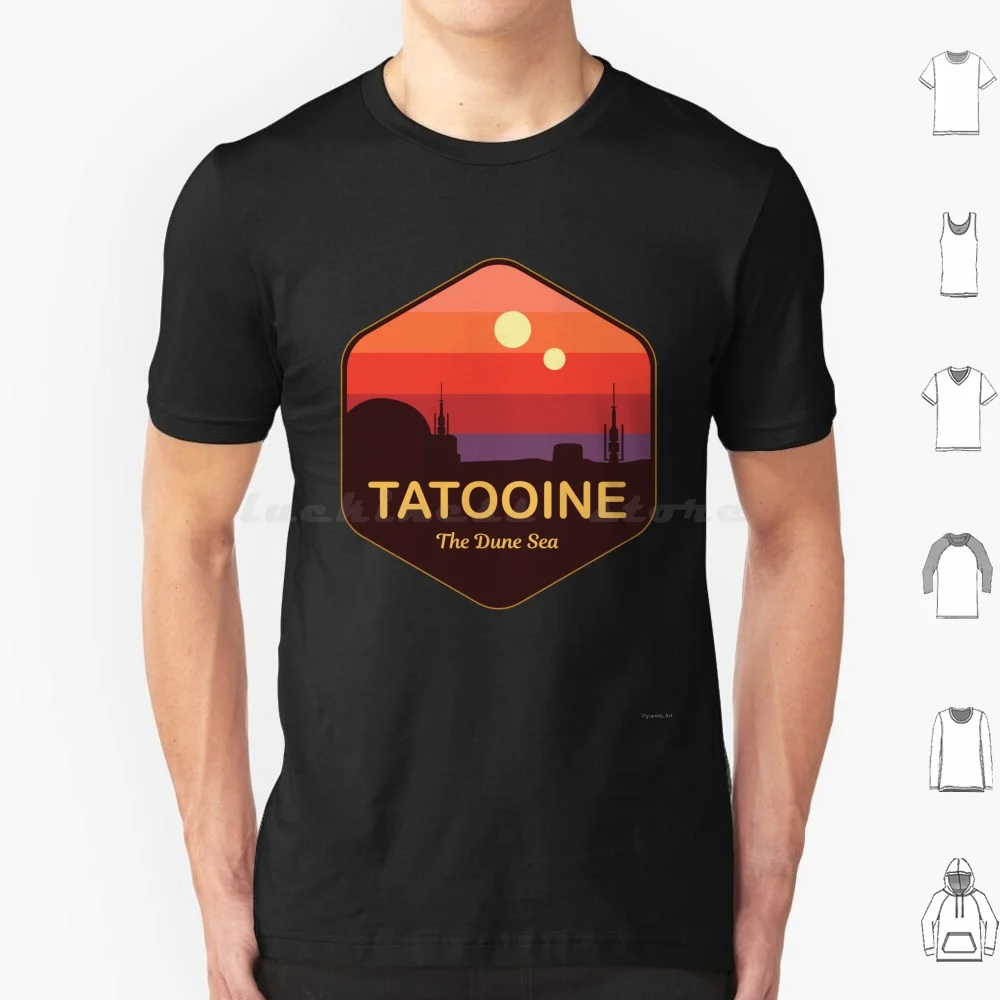 Футболка Tatooine The Sea 6Xl, хлопковая крутая футболка Tatooine Galaxy Sci Fi National Park Kashyyyk kamine Scarif Alderaan Hoth Yavin