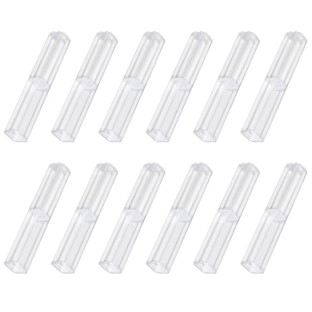 

Pen Case Box Storage Empty Single Transparent Clear Wrapping Container Ballpoint Supp Office School Plastic Portable Set