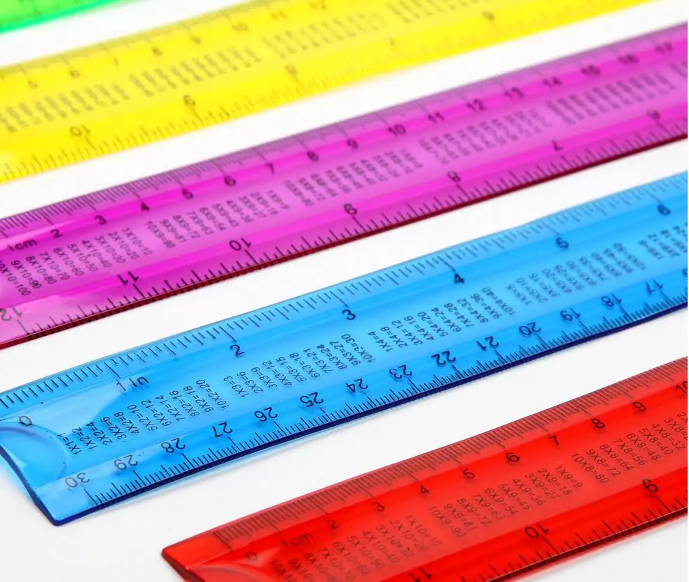 1PC Soft Ruler Multicolour Flexible Creative Stationery Rule School Supply