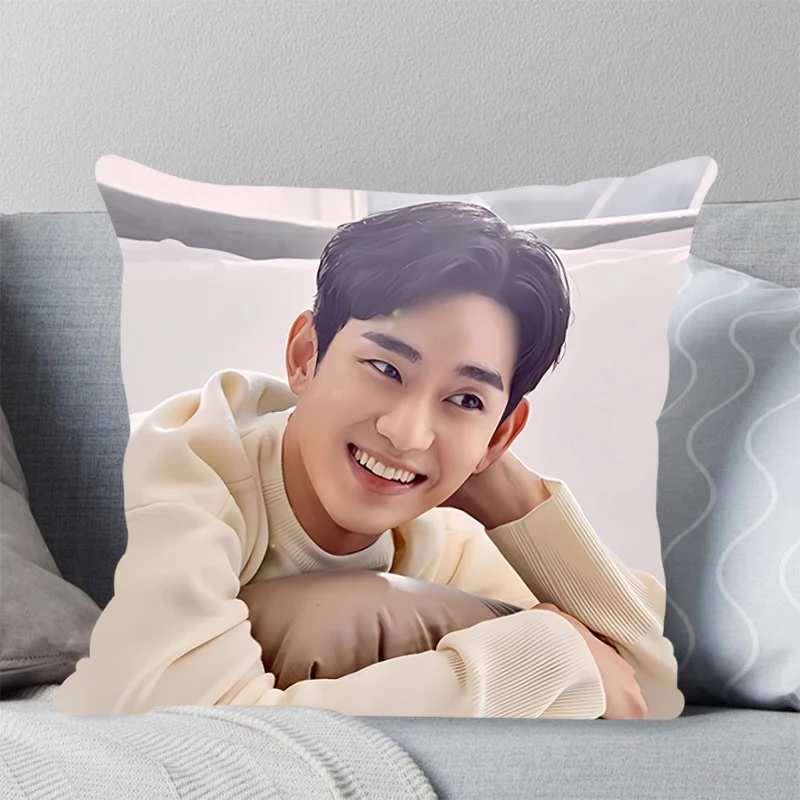 K-kim-soo-hyun Tide Квадратный Чехол Для Подушки Полиэстер Декоративная Подушка Офиса