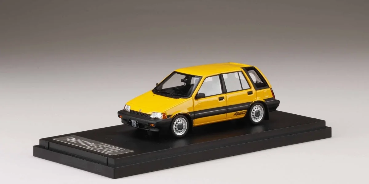

MARK43 1/43 Honda Civic шаттл 4WD AR 1984 желтая фотография