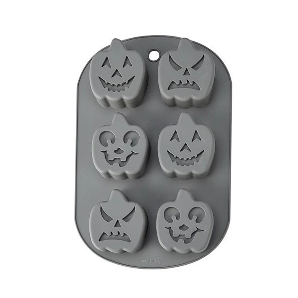 

Halloween Silicone Cake Mold Pumpkin Shape Silicone Baking Tool Cookie Biscuit Cake Baking Mold Food Baking Tray Mold
