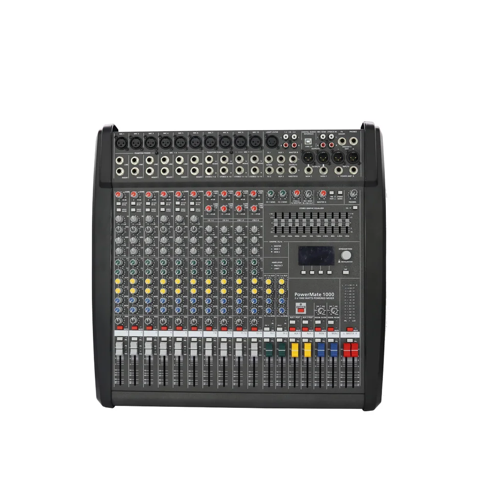Фото Цифровой аудиомикшер Powermate 1000-3 Double DSP Effector Stage Controller №1
