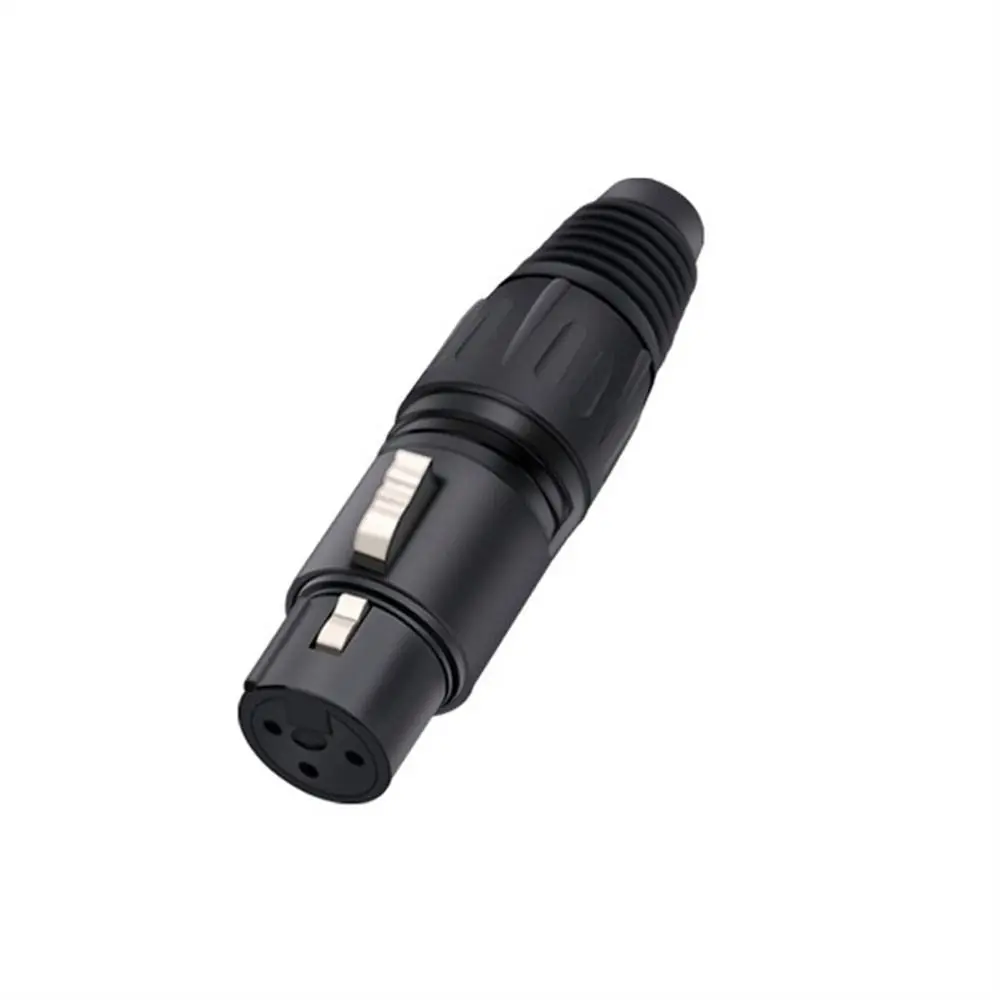 

Разъём XLR 3-контактный черезpp чёрный/серебристый