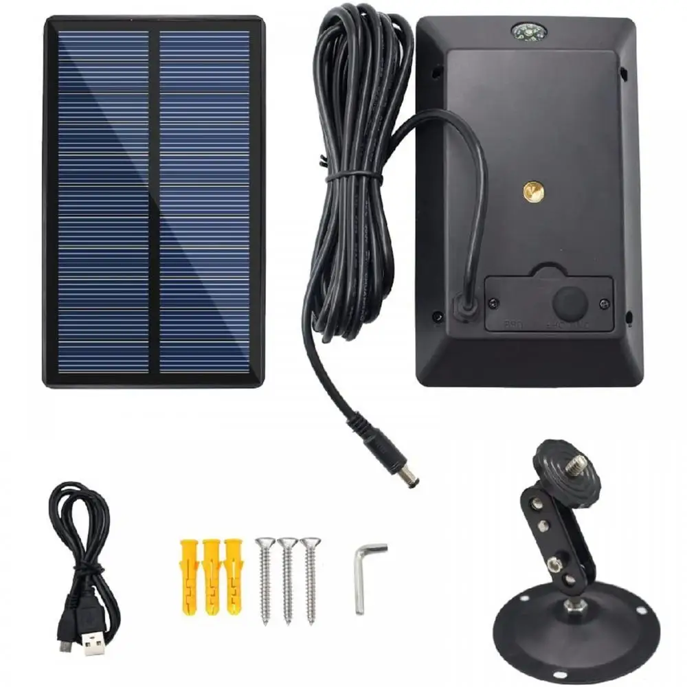 

Hunting Trail Cameras Solar Panel Charger Kit 12V/1A 6V/2A Ip65 Waterproof Outdoor Wild Game Camera Solar Panel Power Adapter