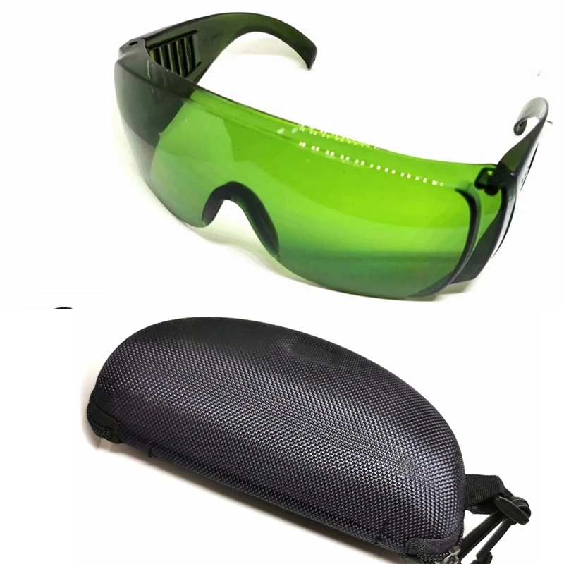 Gafas de seguridad láser IPL 200nm-450nm 800nm-2000nm azul YAG IR, gafas de protección ocular con caja