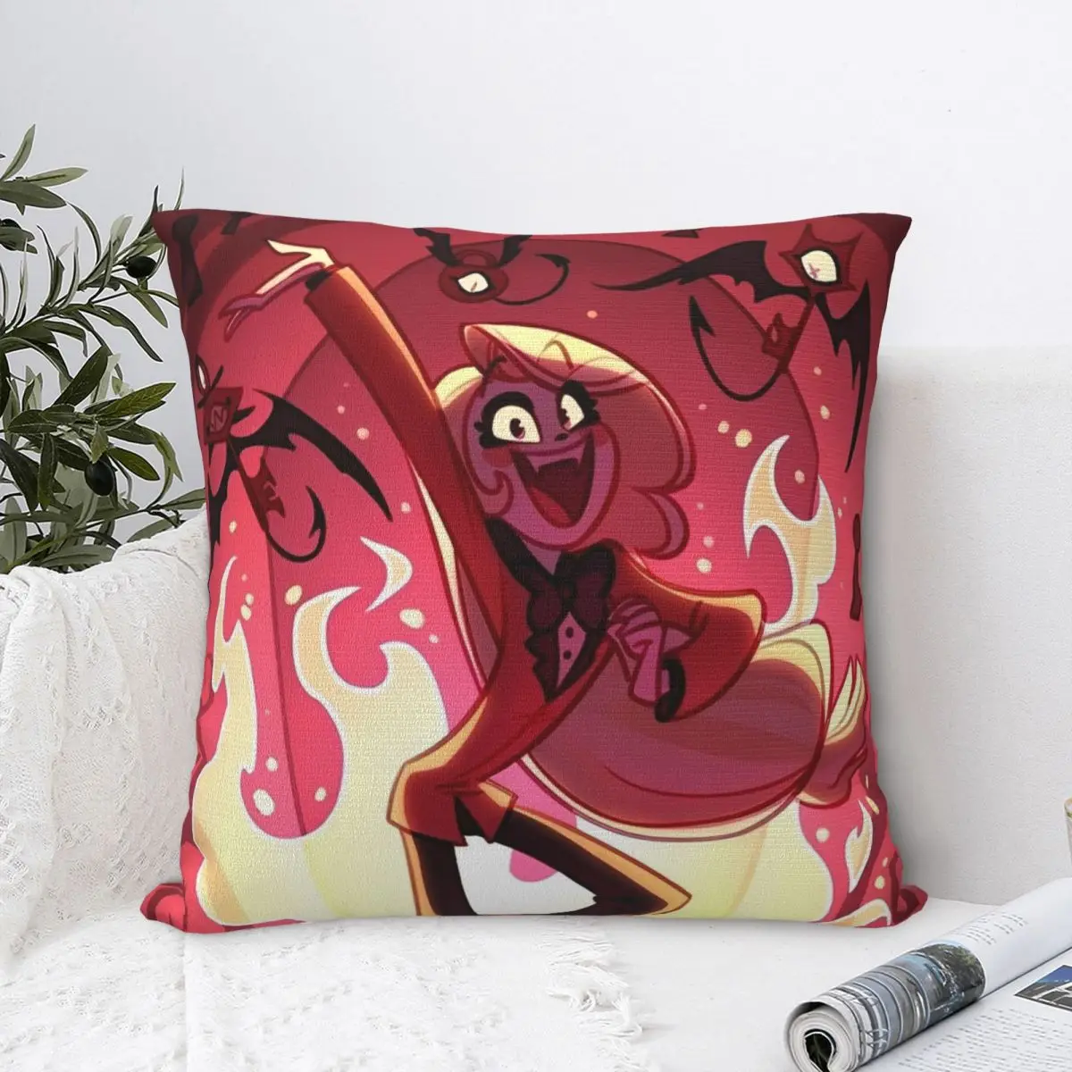 Наволочка Charlie Morningstar H-HazbinHotels чехол для подушки из полиэстера декор комедийная