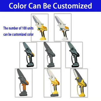 Electric Chain Saw Handheld Mini Electric Chainsaw Household Wood Saw Cordless Lithium Battery Electric Saw Garden Power Tools 6