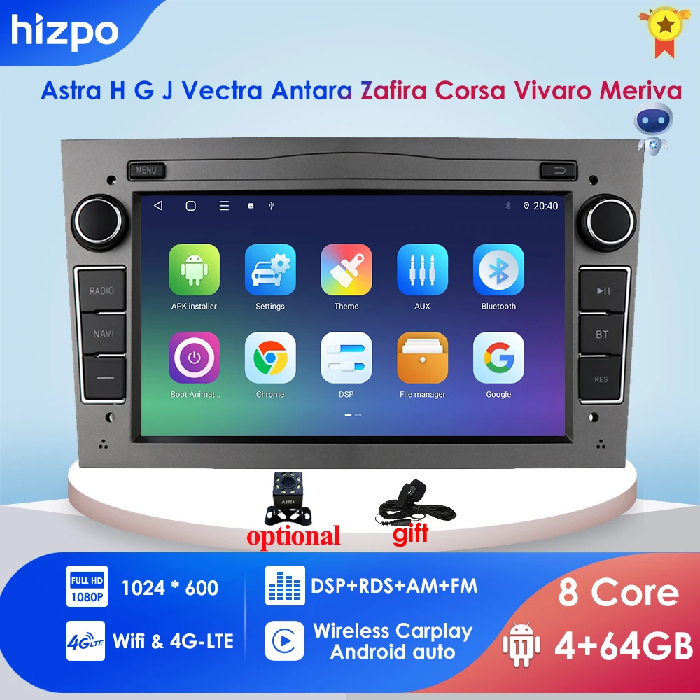 

4G LTE WIFI 2Din Android Car GPS Navigation Autoradio for Opel Astra H G J Antara Vectra c b Vivaro Corsa c d Zafira b Stereo BT