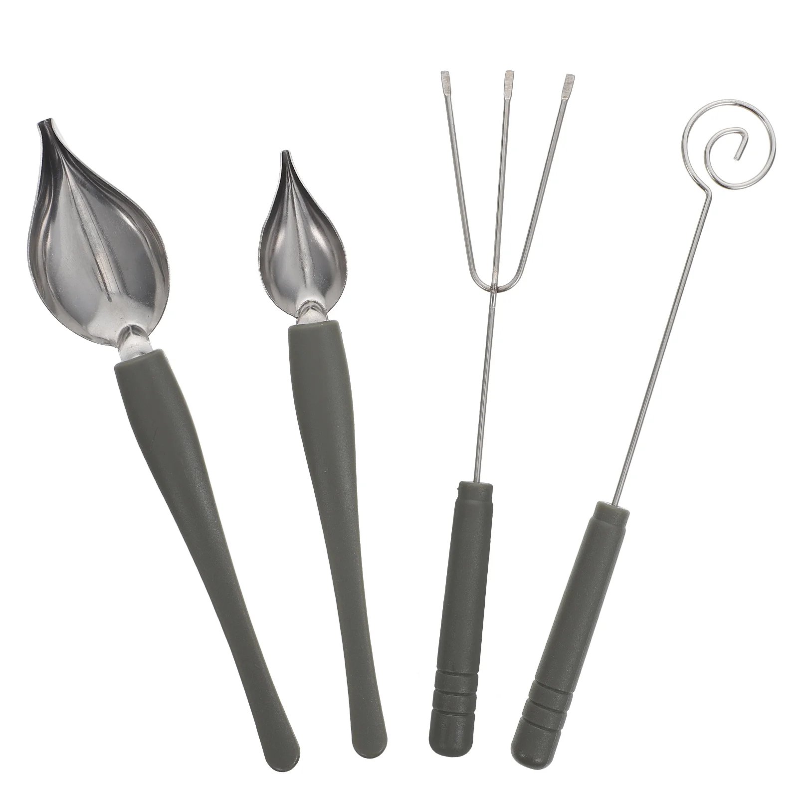 

Spoons Spoon Decorating Chef Culinary Plating Chocolate Fondue Drawing Set Spout Tapered Fork Tool Drizzle Saucier Dipping Candy