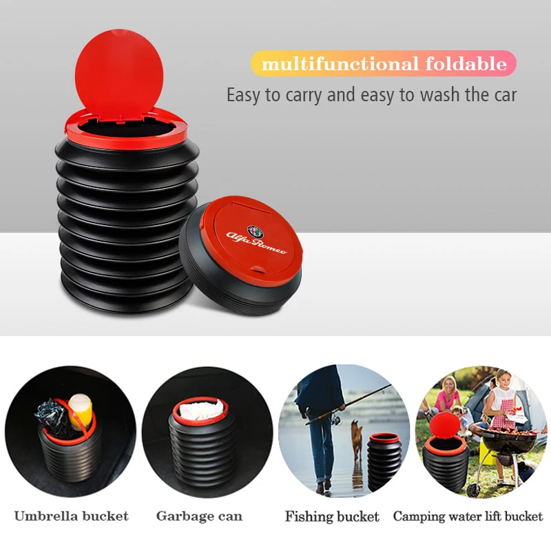 Складной автомобильный зонт ведро мусорная корзина для воды аксессуары кемпинга