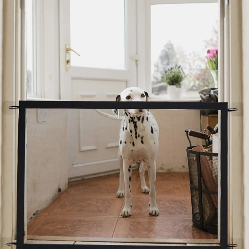 

LBER Dog Isolation Gate Net Portable Folding Pet Isolation Obstacle Safety Fence Accessories (Upgraded Version)