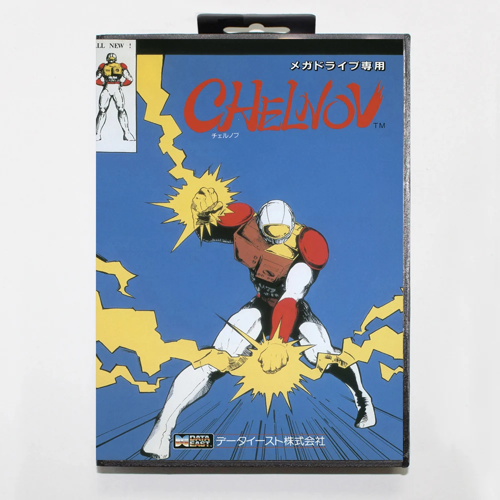 

Chelnov aka Atomic Runner 16bit MD Game Card For Sega Mega Drive/ Genesis with Retail Box