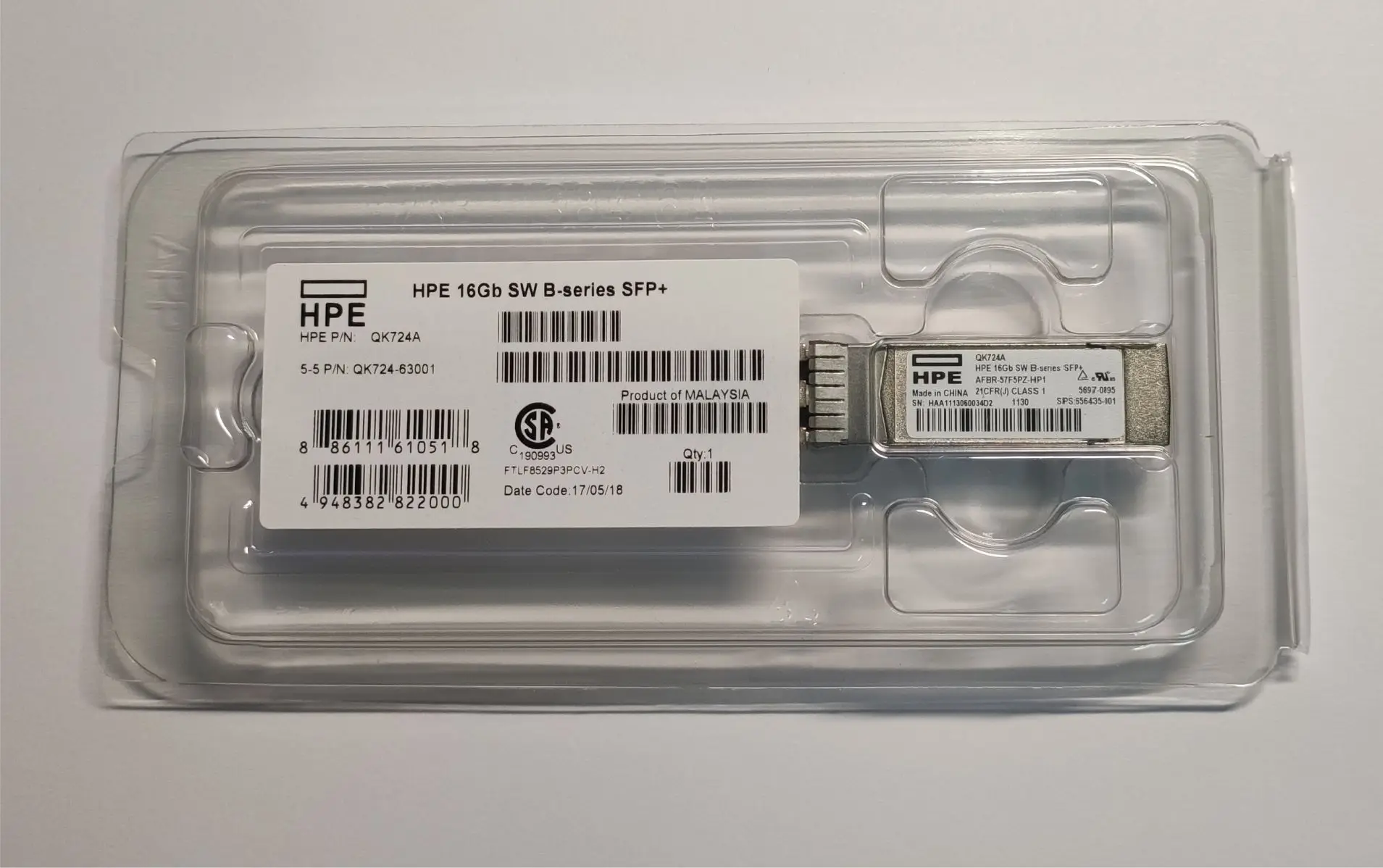 QK724A 656435-001 B-series 16Gb FC SFP + SW трансивер | Компьютеры и офис