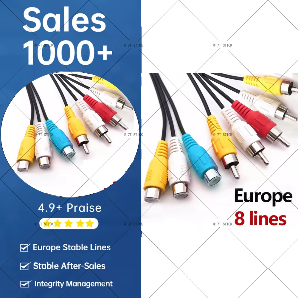 

Stable 8-Lines Oscam Germany Poland Europe Clines for Italy Stable 8-Lines for Satellite TV Receiver Cable
