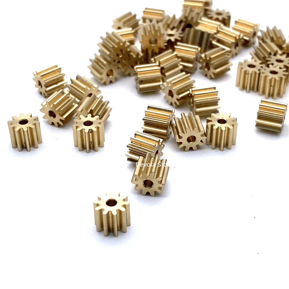 

Медные шестерни 0,6 модуля 5 шт.