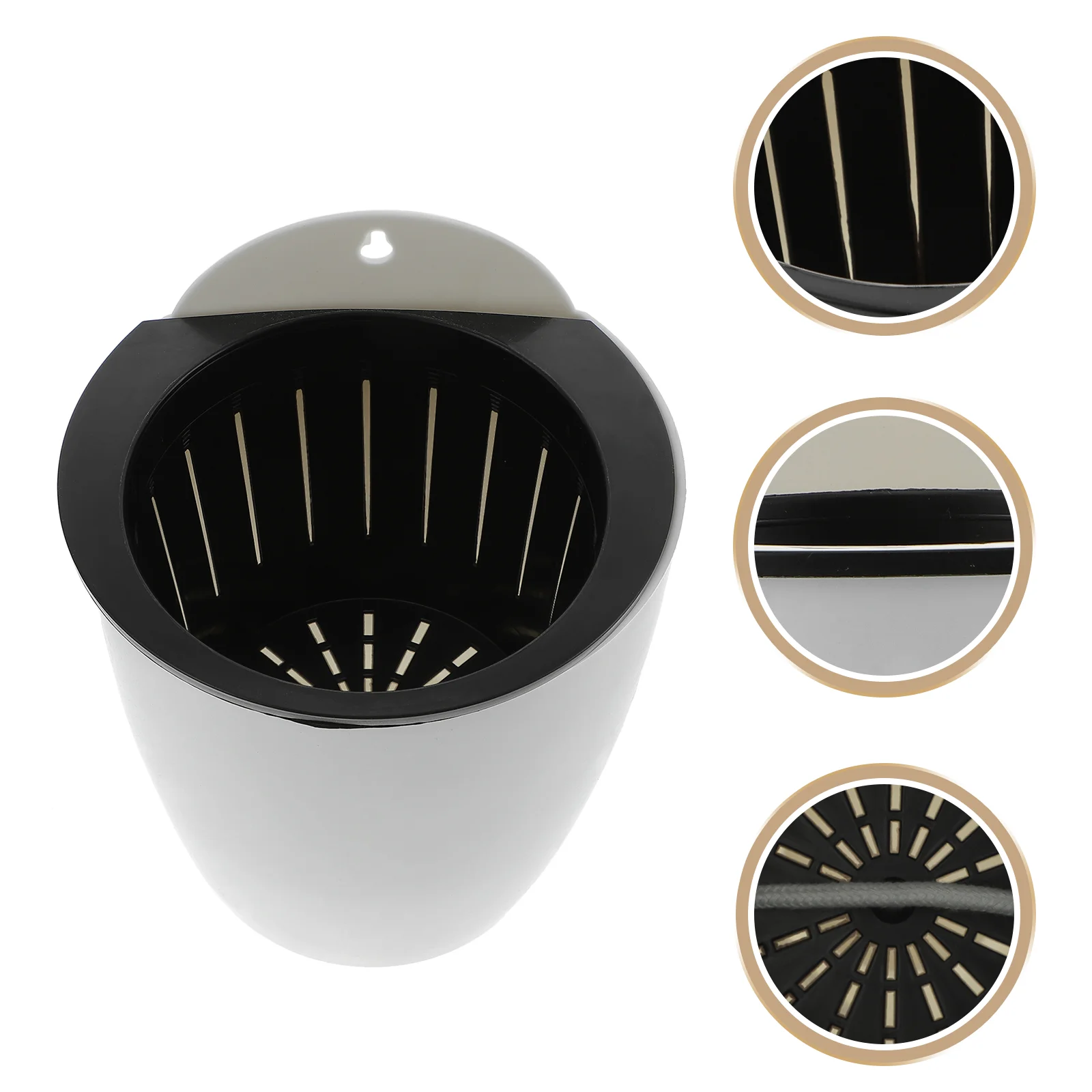 7 шт. настенный самополивающийся цветочный горшок пластиковый ленивый подвесной