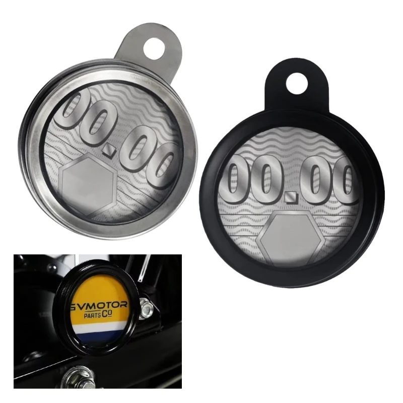 

Motorcycle Universal Aluminum Tax Disc Permit Holder Frame License Plate Waterproof Seal For Scooters Quad Bikes Mopeds